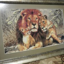 Работа «Львиное семейство»