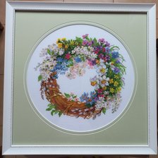 Работа «Весенний венок»