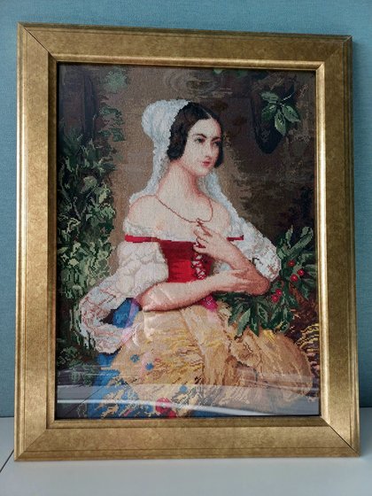 Работа «Сборщица колосьев . Жозеф Дезире Кур»