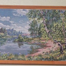 Работа «На берегу реки»