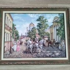 Работа «Храм и тройка лошадей»