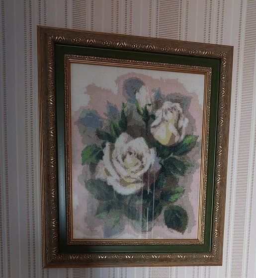 Работа «Нежные розы»