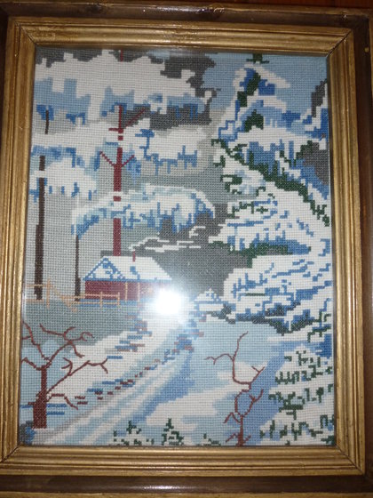 Работа «моя первая вышивка»