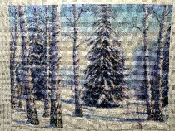 Работа «Зимний пейзаж»