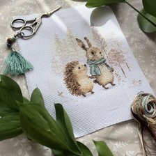 Работа «Сказки лета. Заяц и ежонок . Алиса»