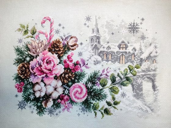 Работа «Рождественское настроение (100-244)»