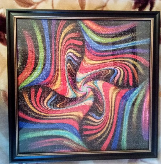 Работа «Мятый ковёр»