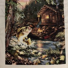 Работа «Gone Fishe, 450x562, 87 цветов, Аида 18»