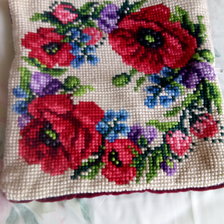 Работа «poduszka wieniec maki»