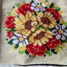 Работа «Poduszka słoneczniki»