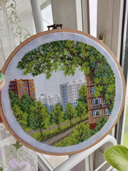 Работа «Утро. Городская аллея от Искусницы»