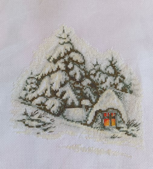 Работа «Зимний пейзаж»