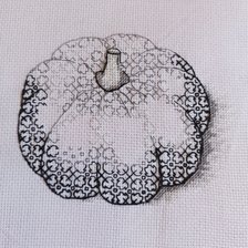 Работа «Тыковка в стиле блэкворк от Тамрико Ламаридзе»