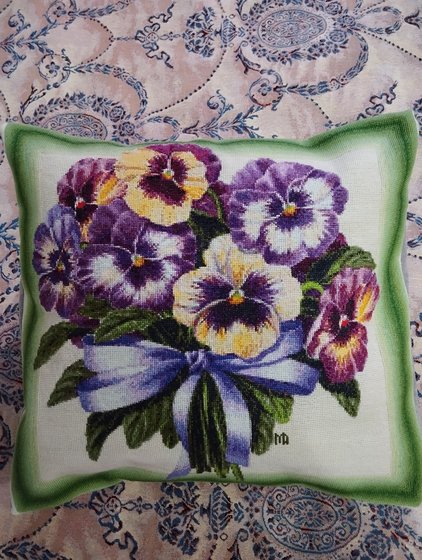 Работа «Букет фиалок.»