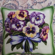 Работа «Букет фиалок.»