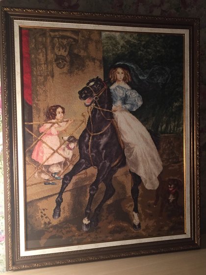 Работа «Всадница»