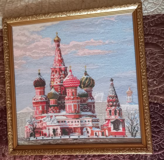 Работа «Храм Василия Блаженного»