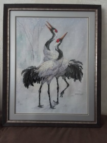 Работа «Журавли»