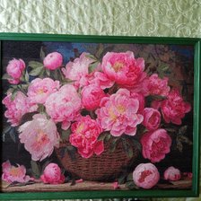 Работа «Пионы»