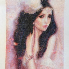 Работа «Девушка в розовом»