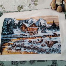 Работа «Гуси у реки»