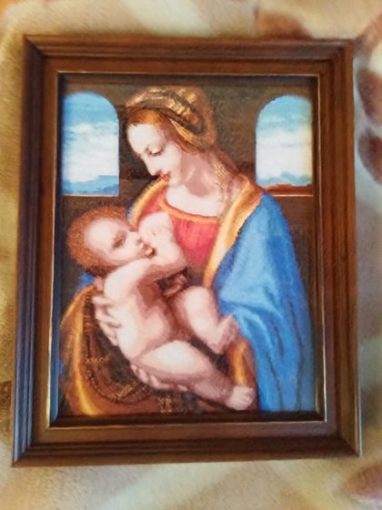 Работа «Мадонна Литта»