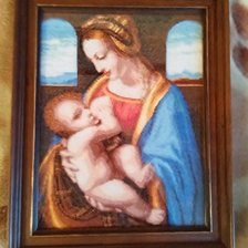 Работа «Мадонна Литта»