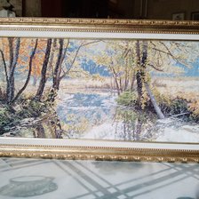 Работа «Речушка на опушке»