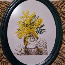 Работа «Весенняя мимоза.»