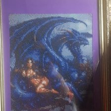 Работа «Дракон и хозяйка»