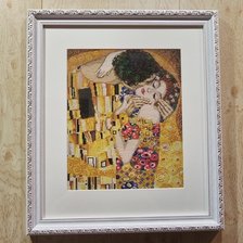 Работа «Климт . поцелуй.»