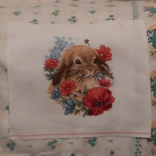Работа «"Кролик в цветках"»