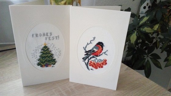 Работа «из серии Новогодние открытки»