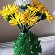 Работа «Желтые ромашки»