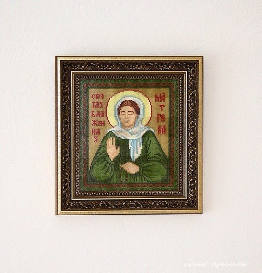 Работа «Икона Святой Матроны Московской»