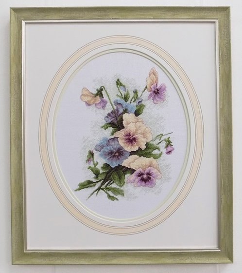 Работа «Анютины глазки»