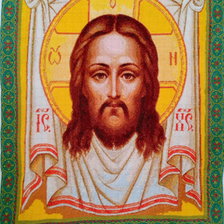 Работа «Икона "Спас Нерукотворный"»