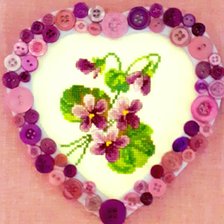 Работа «Фиалка душистая»