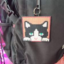 Работа «Подвеска котик»