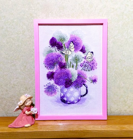 Работа «Сиреневый лук»