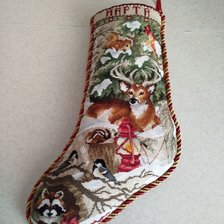 Работа «Сапожок  для  младшей  внучки.»