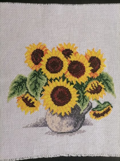 Работа «Подсолнухи»