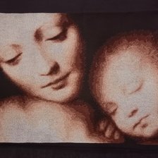 Работа «Мадонна с младенцем»