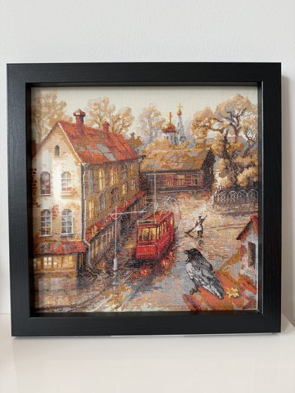 Работа «Риолис: Осень в городе»