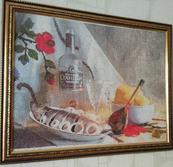 Работа «Натюрморт для супруга»