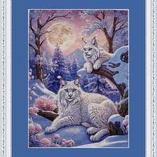 Работа «Снежные рыси»