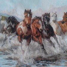 Работа «"В танце водяных брызг"»