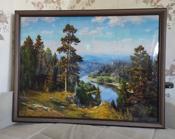 Работа «Над рекой»