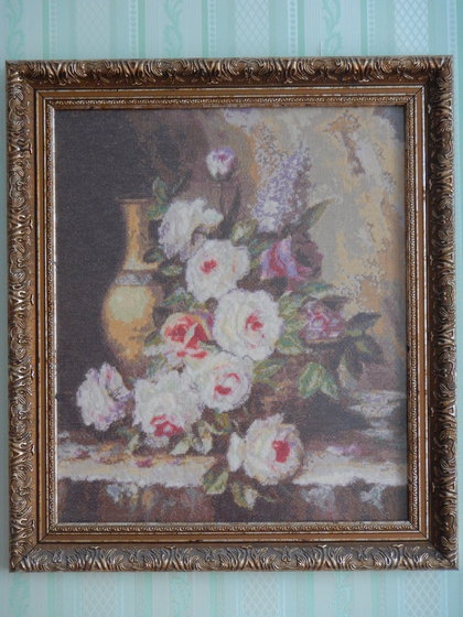 Работа «Мраморные розы»