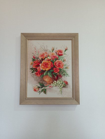 Работа «Чайные розы»